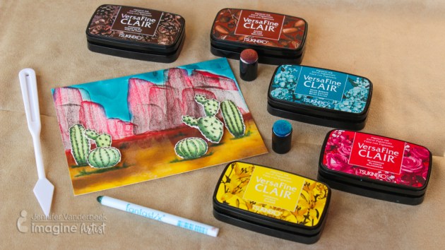 How To Paint a Desert Scene With Versafine Clair