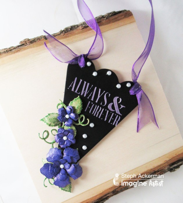 Create An Elegant "Always &amp; Forever" Wedding Sign using a Purple Theme