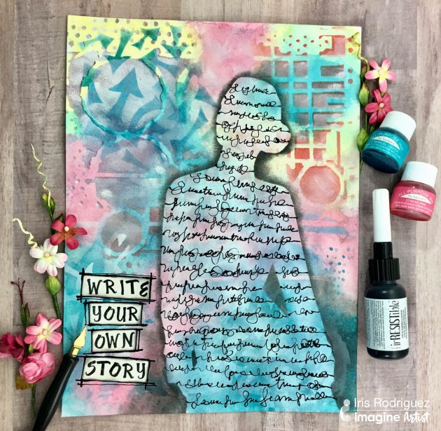 Create a Vibrant Art Journal Page to Tell Your Story