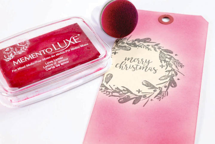 Create an Elegant Christmas Tag with Grey Ink | Imagine Blog