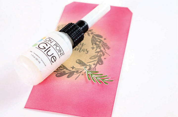 Create an Elegant Christmas Tag with Grey Ink | Imagine Blog