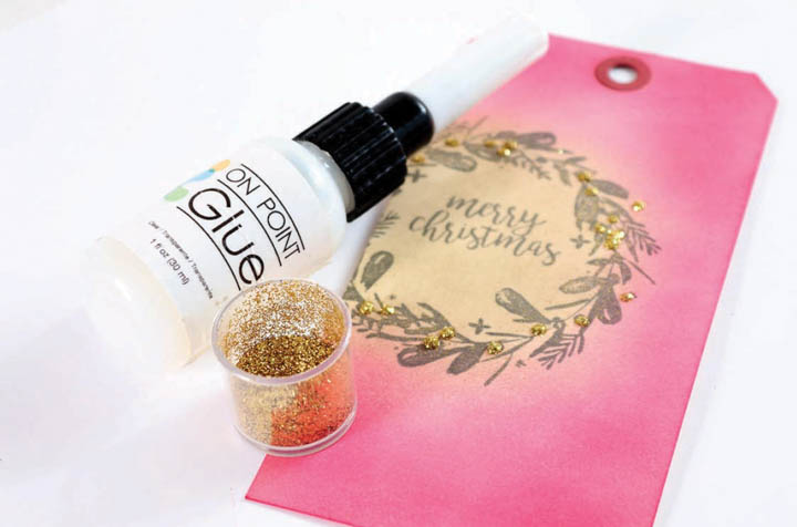 Create an Elegant Christmas Tag with Grey Ink | Imagine Blog