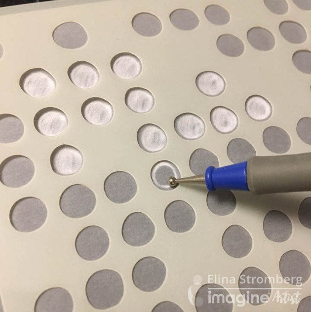 Instead of free-hand drawing, you can also use a stencil as your guidance.