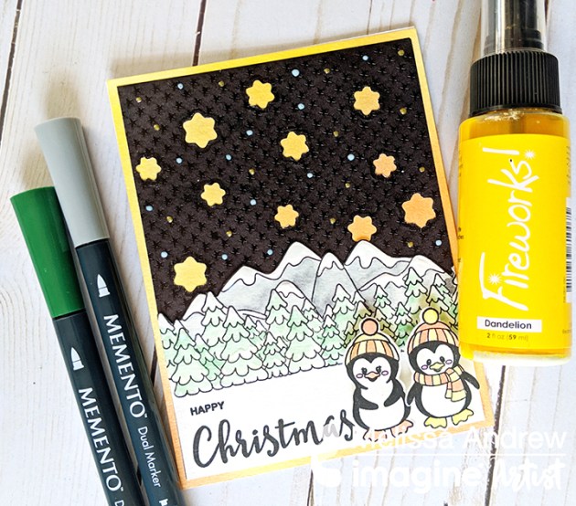 Learn How to Create a Christmas Card with Rinea Foil Paper!