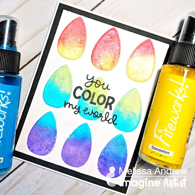 Create a Bright and Beautiful Card Using the New Dewlets from Imagine