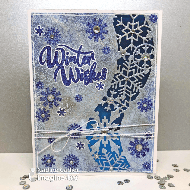 Winter Wishes Card by Nadine Carlier IC