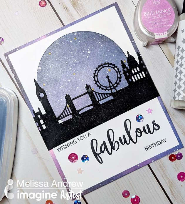 Create a London Night Sky Birthday Card