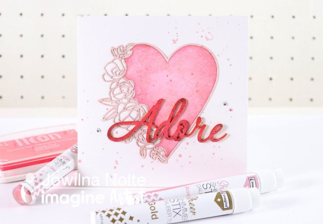 Learn How To Use Rose Gold Shimmer Stix For A Beautiful Card