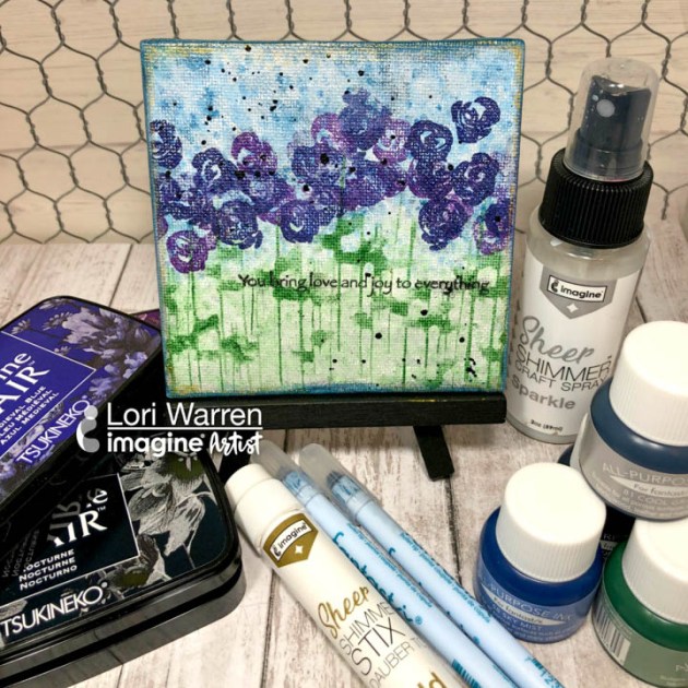 See a Stamping Technique Inspired by Impressionism