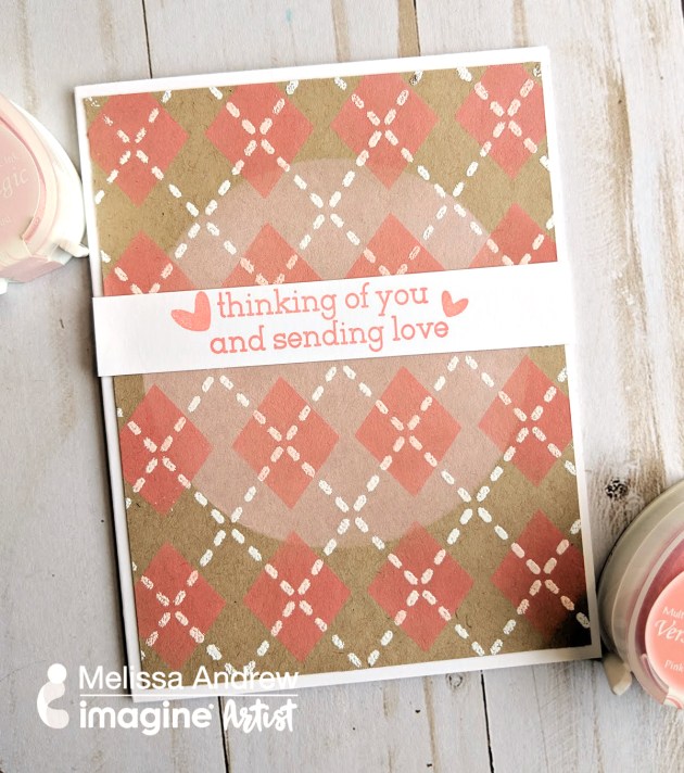See How to Create a Soft Plaid Print on Kraft Paper
