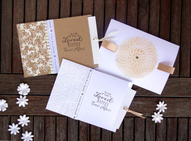 Learn How To Make 3 Matching Wedding Invitations
