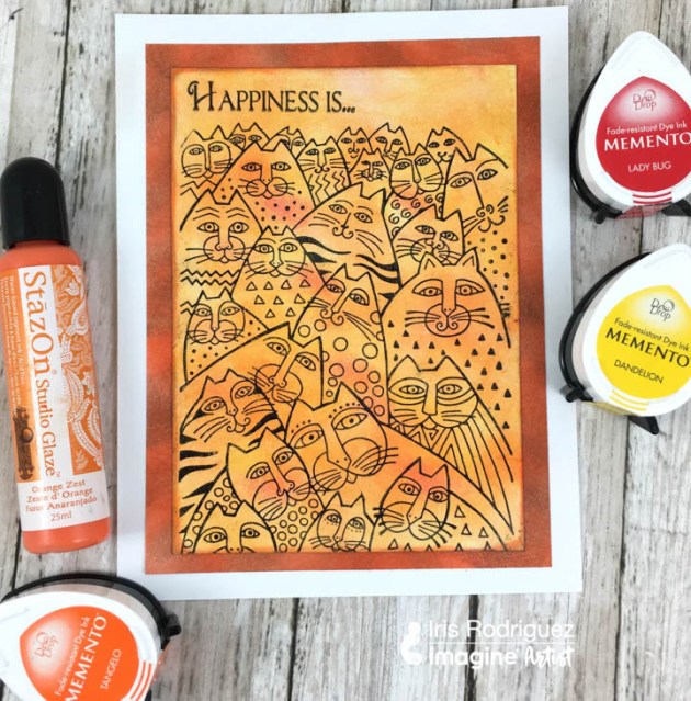 Learn To Make This "Happiness Is.." Cats Handmade Card