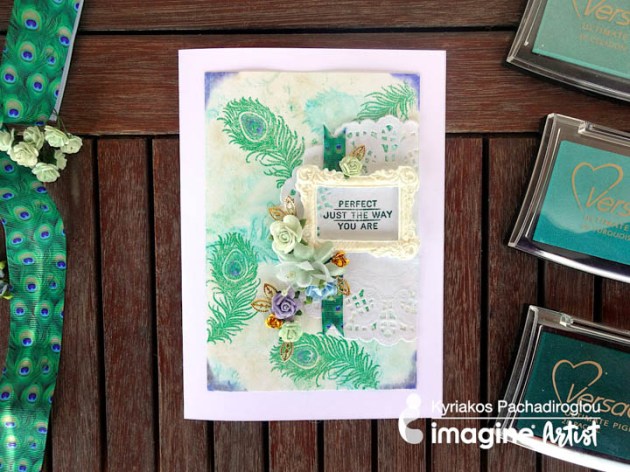 Create A Beautiful Peacock Feather Handmade Card