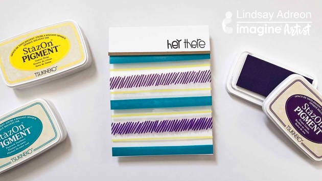See How to Make Clear Card Elements with StazOn Pigment Ink