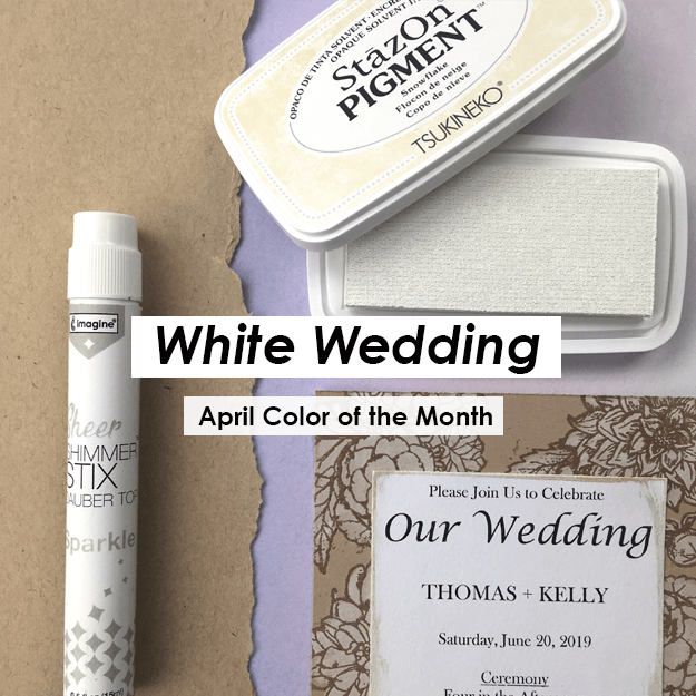 April Color of the Month is White Wedding