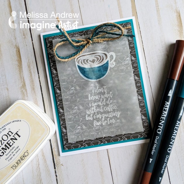 Use the New StazOn Pigment Ink on Vellum