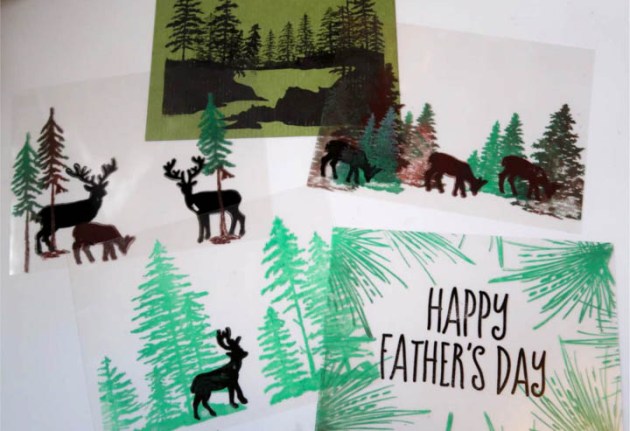 inks yield crisp clean opaque images on the acetate