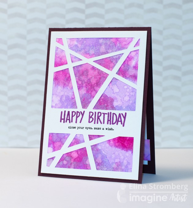 See How To Make A Birthday Card With A Dynamic Look