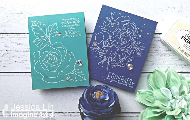 See How to Use Instant Drying Pigment Ink for Wedding Invitations