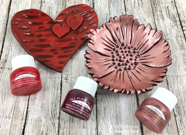 Round or Square, Ring Bowl, Ring Holder, Wedding Gift, Engagement Gift, Bride Gift, Valentines Gift Learn How to Create Wedding Ring Clay Bowls and color with All purpose ink in rose gold