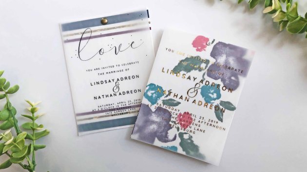 Learn How to Create a Vellum Overlay for Wedding Invitations