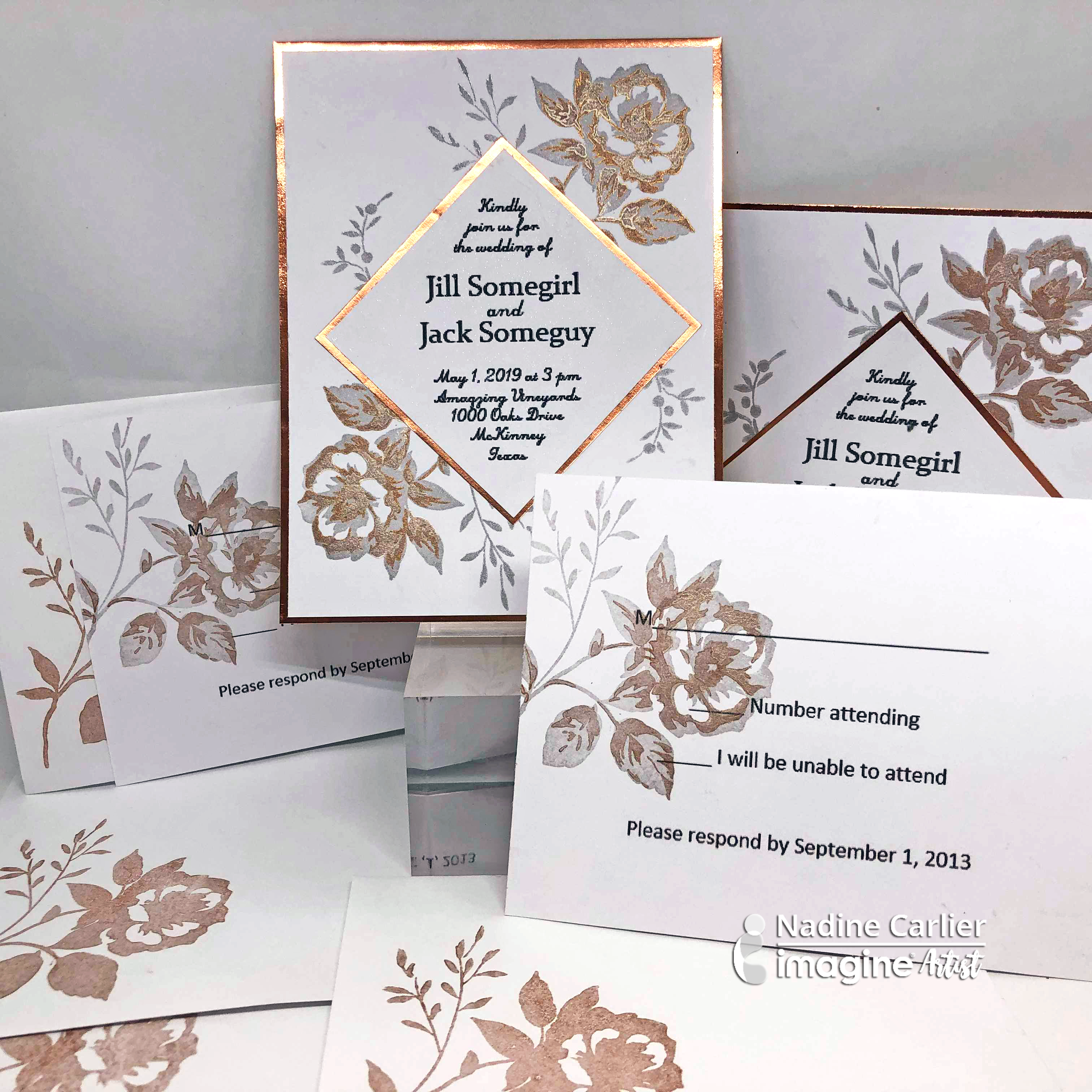 Wedding Invites by Nadine Carlier ic