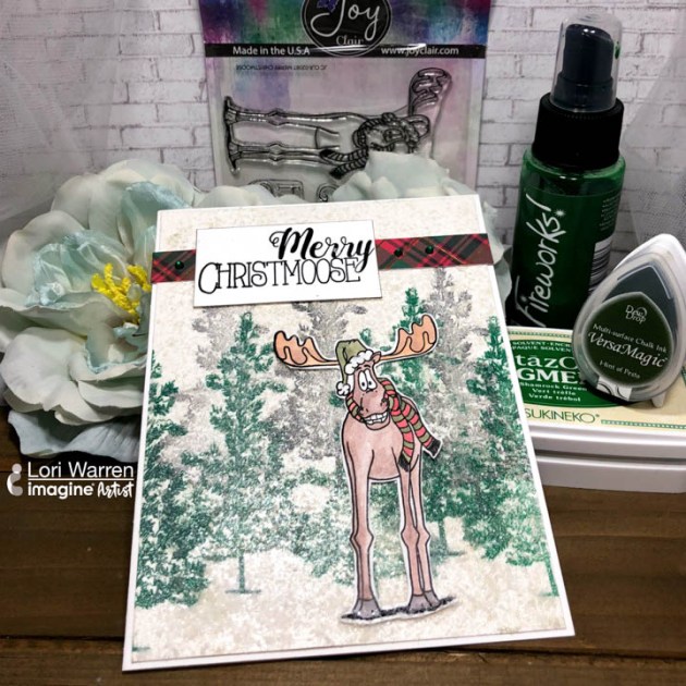 Create a Snowy Winter Scene Creative Medium and StazOn Pigment