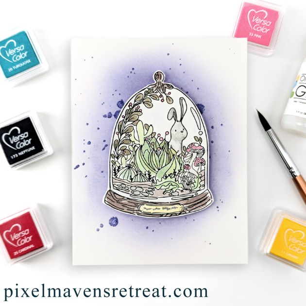 Make a Spring Terrarium Card with VersaColor