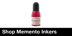 use memento inkers to create marble paper