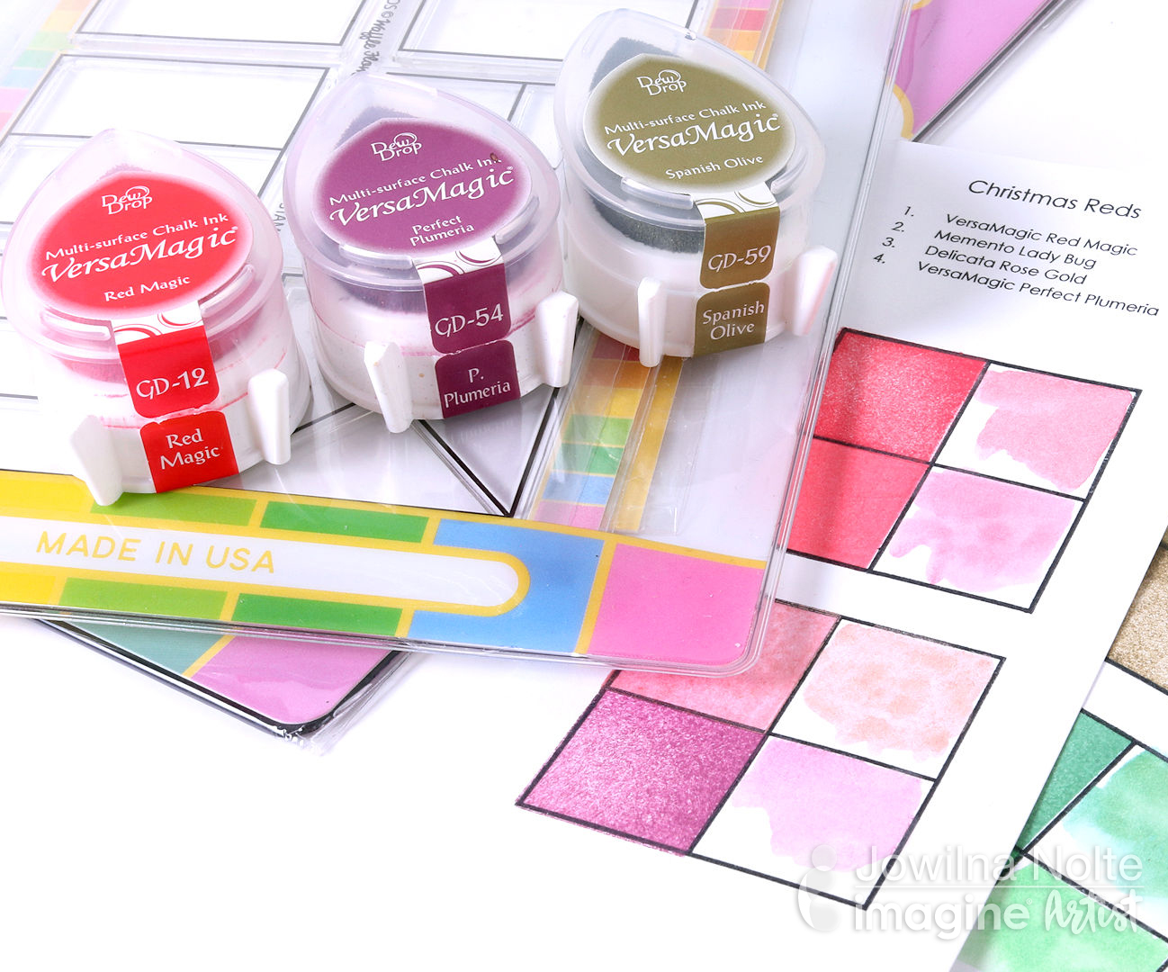 ink colors for christmas cards