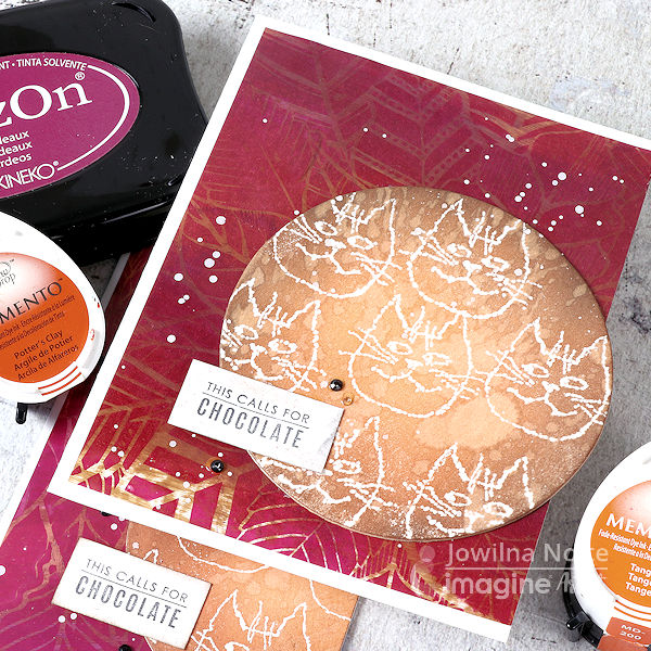 how to make a homemade halloween card with chocolate cat theme