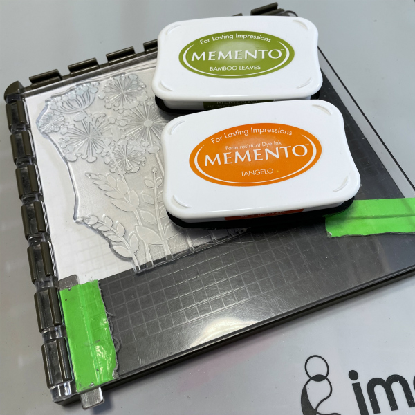 2022-July-Martha Lucia - Dandelion Card - Step 1