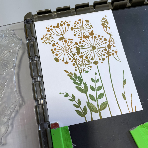 2022-July-Martha Lucia - Dandelion Card - Step 4