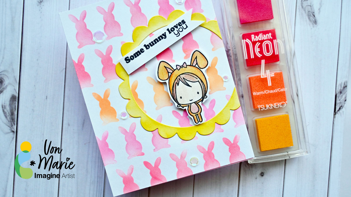 Imagine Card Make a Fun Easter Card With Radiant Neon Inks | Imagine Blog